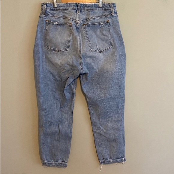 Abercrombie & Fitch Women’s Curve Love High Rise Mom Jeans Size 31 size 12 - Picture 6 of 7